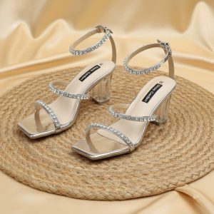 Serena Criss-Cross Ankle Wrap Heels